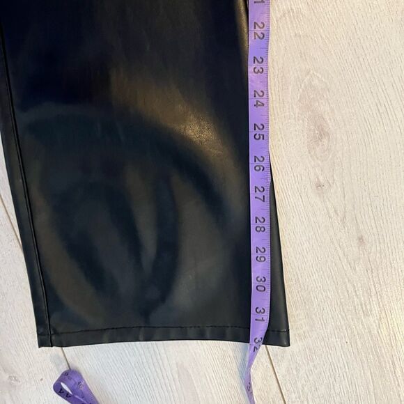 90s vintage Mavi faux leather low rise boot cut pants - Picture 11 of 11